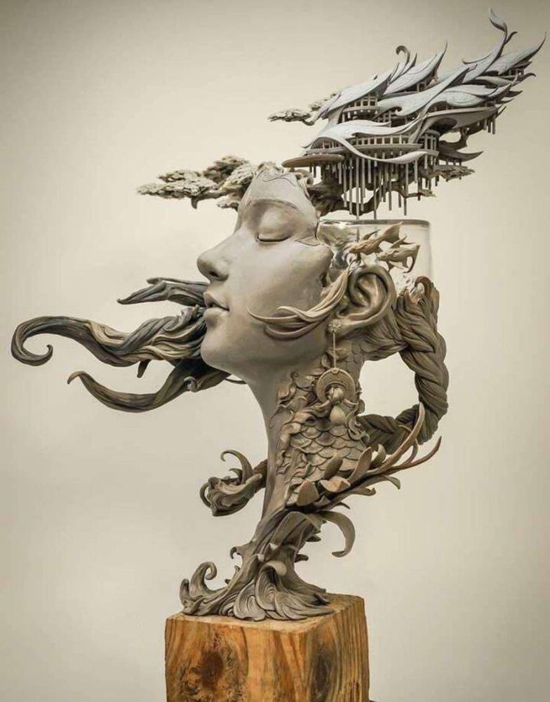 更有外国著名原型师称袁星亮的作品,重新定义了 中国传统雕塑