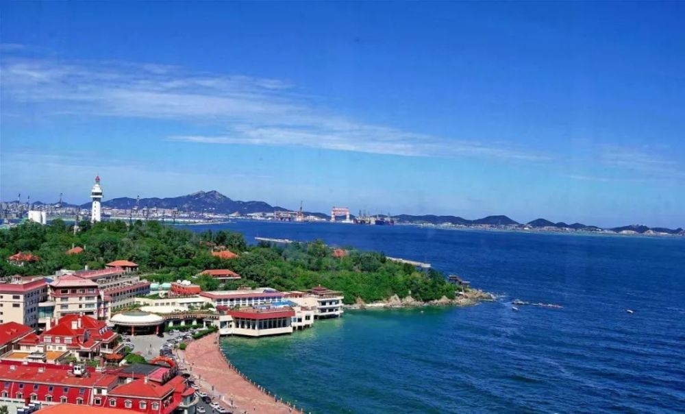 景点,芝罘区,烟台山公园,东山,大海,福莱,栈道,开发区,游玩,龙湖