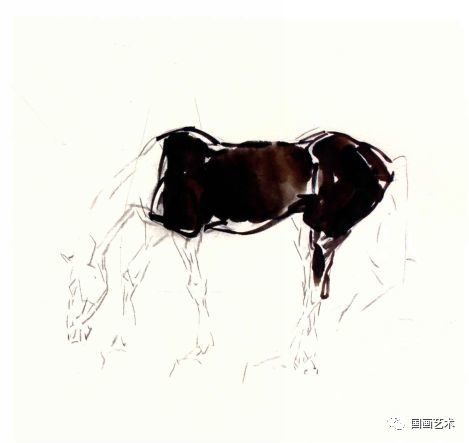 3.马的腿,脖子,结构丰富,要画得准确,有神,生动.