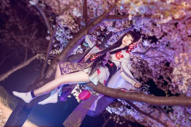 阴阳师雪女月见之樱,小姐姐真可爱