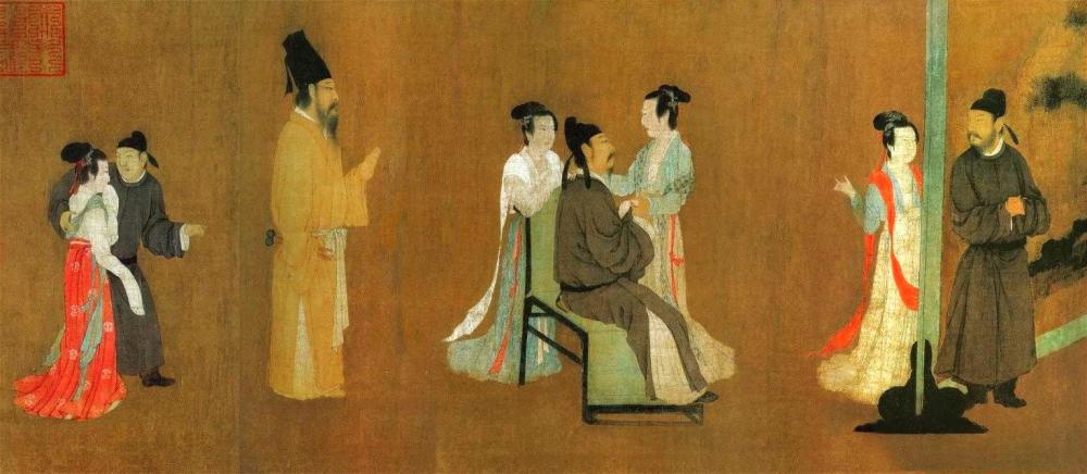 故宫,韩熙载夜宴图,顾闳中,南唐后主李煜,暗探