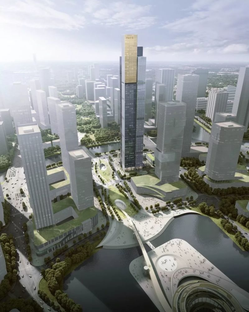 未来长沙城市地标:长沙金茂大厦/aedas