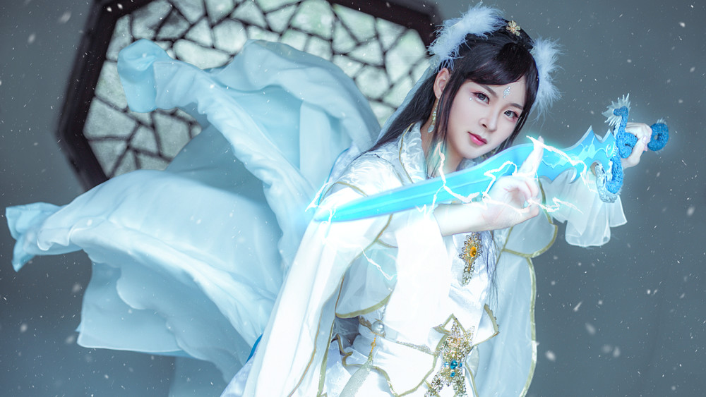 cosplay:诛仙陆雪琪,古装美女很好看