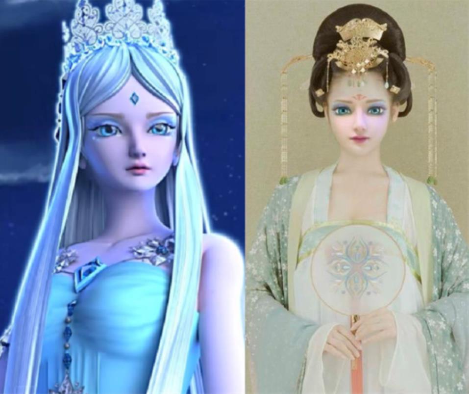 叶罗丽:当仙子们穿上古装,冰公主变古典美人,被灵公主