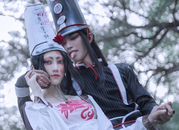 画江湖之不良人:黑白无常cosplay 美如画