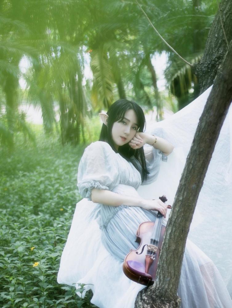 精灵少女,唯美森系艺术照