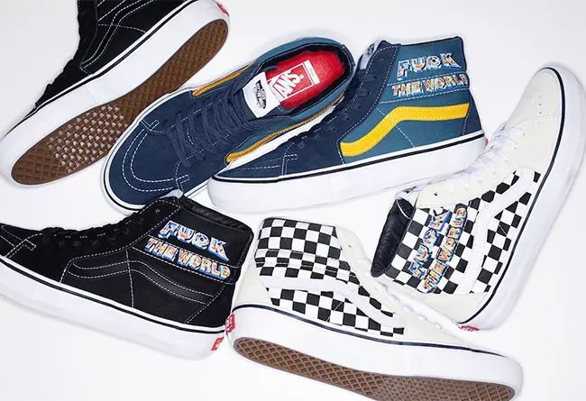 supreme x vans再度联名!黑红aj34明日正式登场