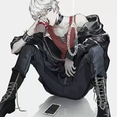 2019抖音最新帅气冷艳男神风格二次元卡通头像,酷酷滴