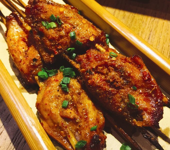 烧烤,吃货,烤鸡翅,韭菜,茄子