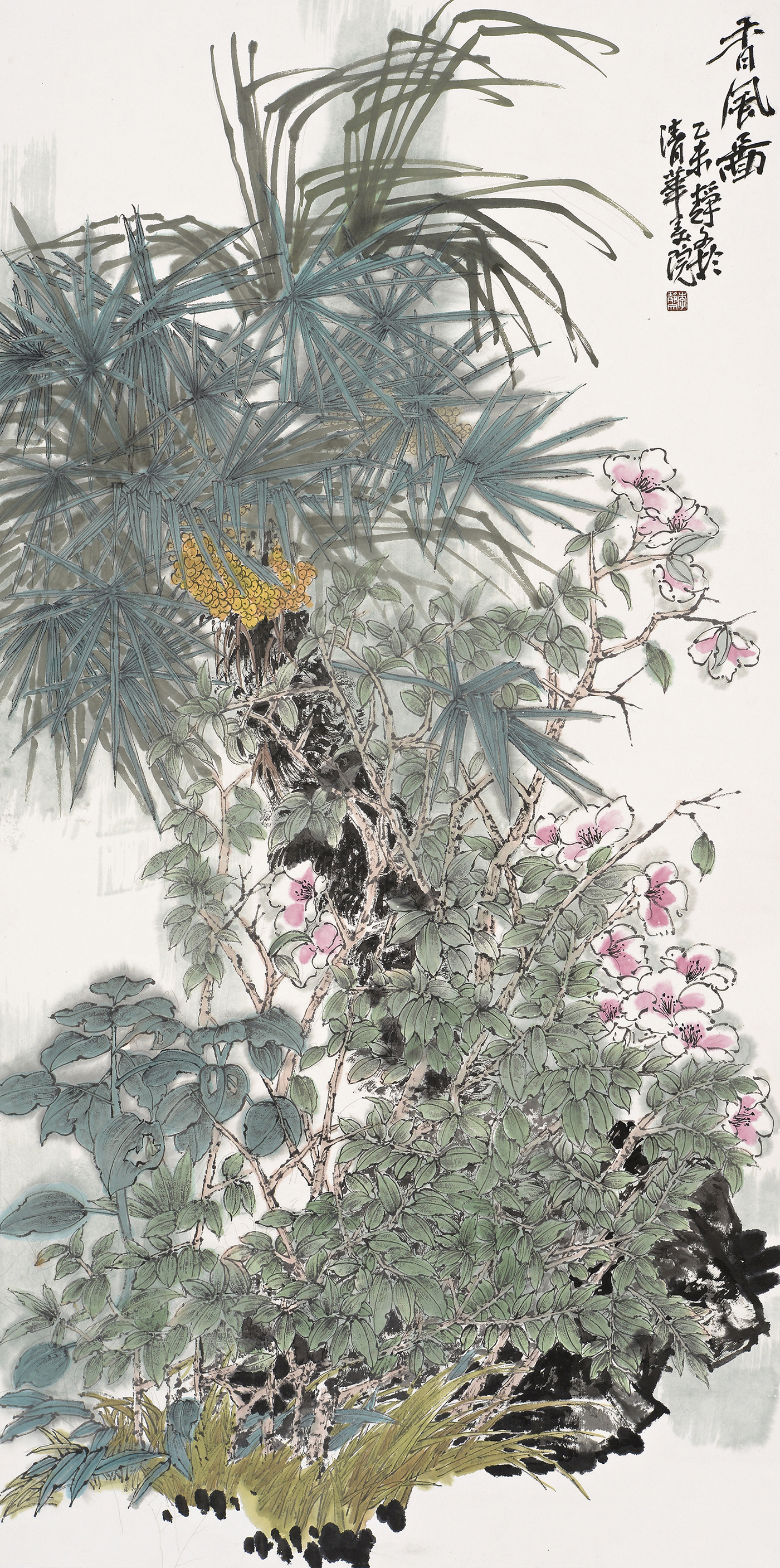 花鸟画,李静文,清华大学美术学院,画家李静文,中国画