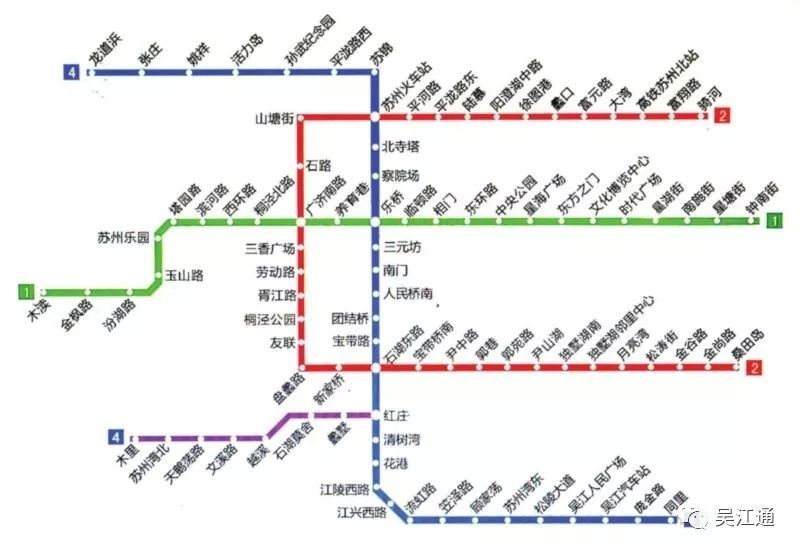 苏州轨交全线路图