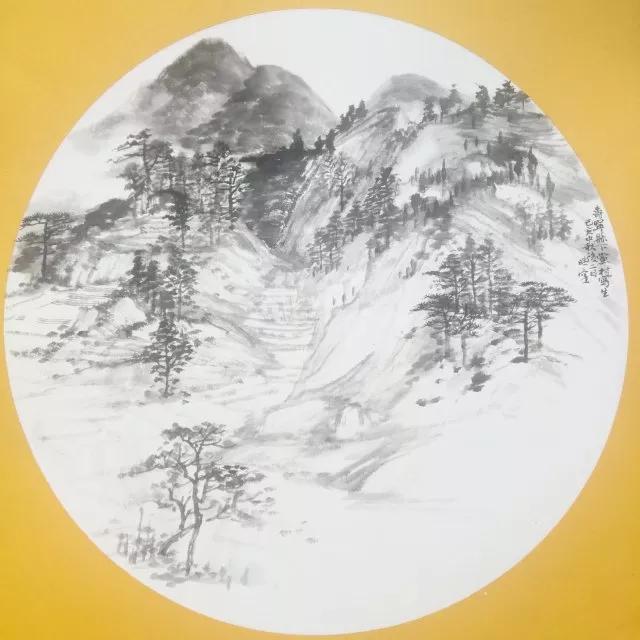 画家,林浩湖,山水画,绘画,水墨