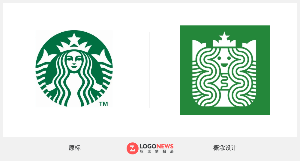 星巴克的logo相信咖啡爱好者都不会陌生,其双尾美人鱼早在1971年就