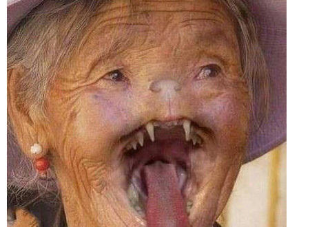 中国盛传的灵异事件,猫脸老太太成迷