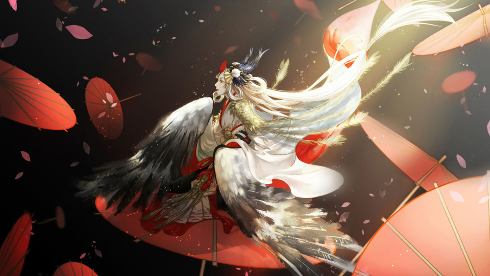 人气动漫,《阴阳师》高清壁纸赏析,黑暗风酷炫十足