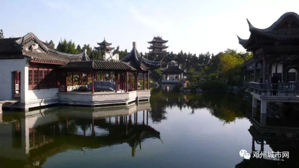 邓州市,杏山地质公园,旅游景区,花洲书院,河南,百花洲