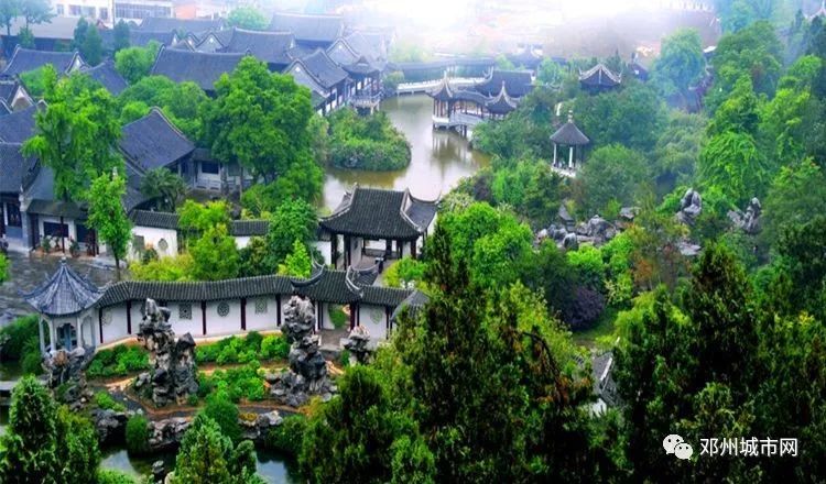 邓州市,杏山地质公园,旅游景区,花洲书院,河南,百花洲