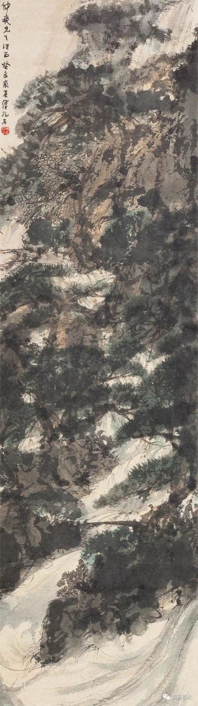 现当代名家:傅抱石山水作品欣赏