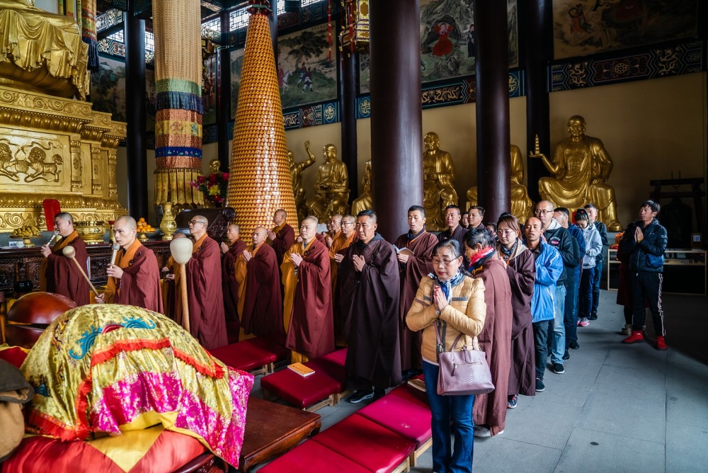 长春万寿寺九月十五上四圣供普佛法会实况