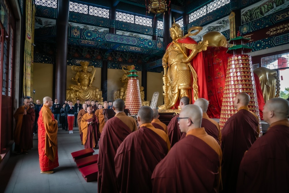 长春万寿寺九月十五上四圣供普佛法会实况