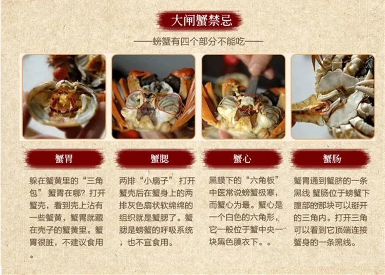 蟹胃又叫"蟹和尚" 蟹胃也有泥沙,食物以及细菌