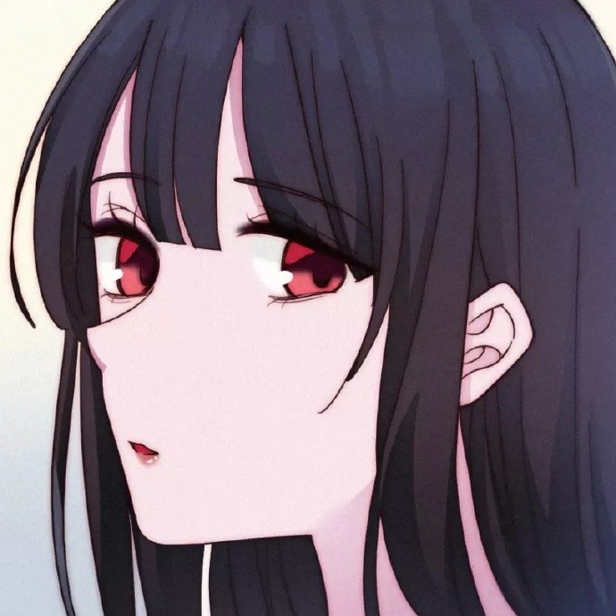 动漫图片,黑长直女孩子