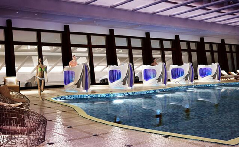 日本研制游泳跑步机,看着像浴缸,泡澡 健身 理疗,堪称