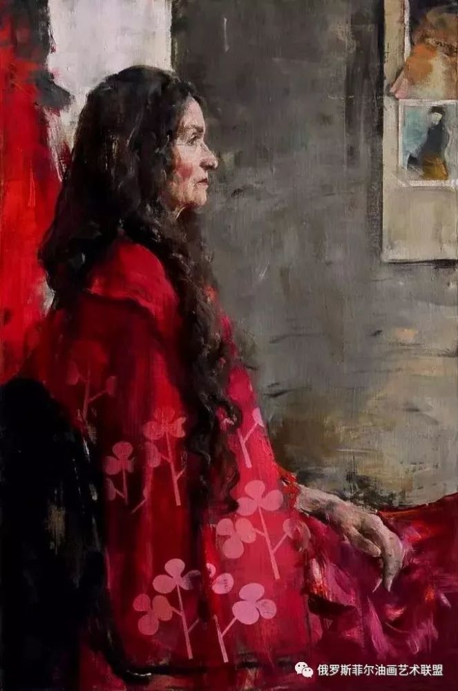 俄罗斯画家伊凡·罗吉诺夫人物油画作品欣赏