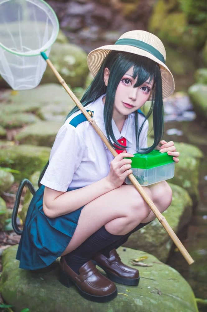 娃吹梅雨,我的英雄学院,cosplay,jk制服,少女