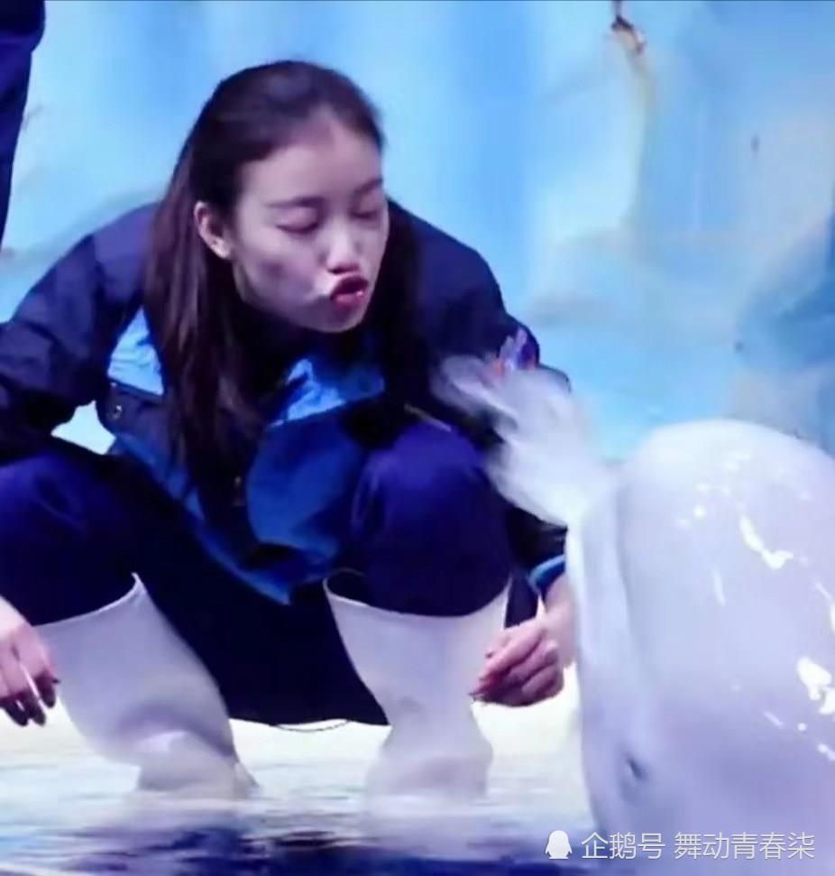 倪妮向海豚索吻,不料被吐了一脸"口水",最后一幕真的憋不住笑!