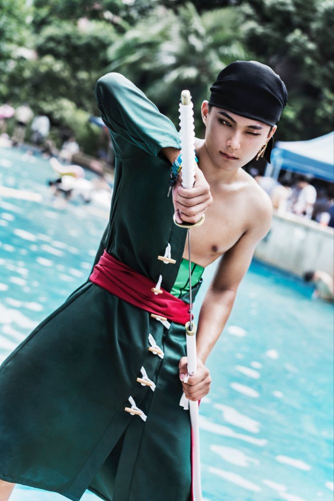 精选cosplay帅哥图集,海贼王——索隆