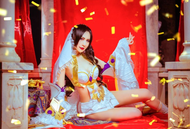 cosplay:御姐范异域舞娘貂蝉 美美哒