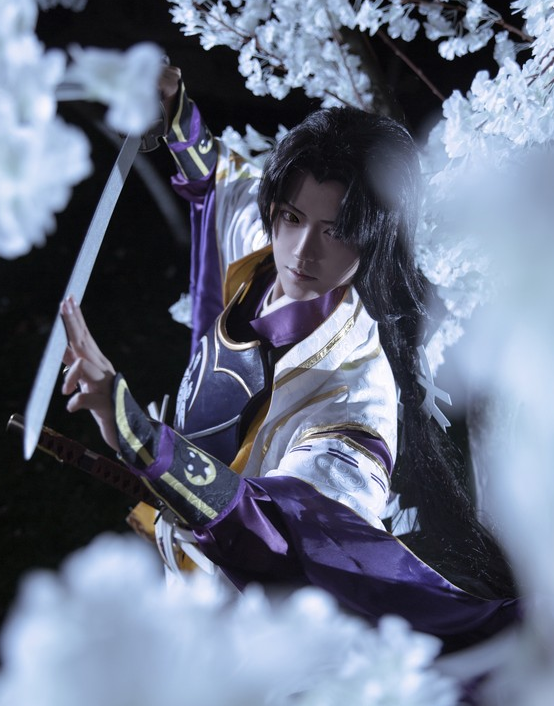 cosplay:鬼切 帅气的剑客 神还原