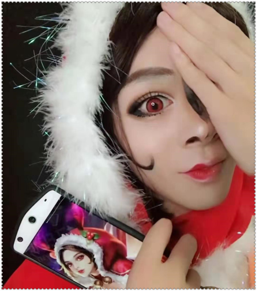 王者cos,王者仿妆,安琪拉仿妆,仿妆