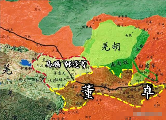 董卓,西凉,马腾,凉州,羌人,韩遂