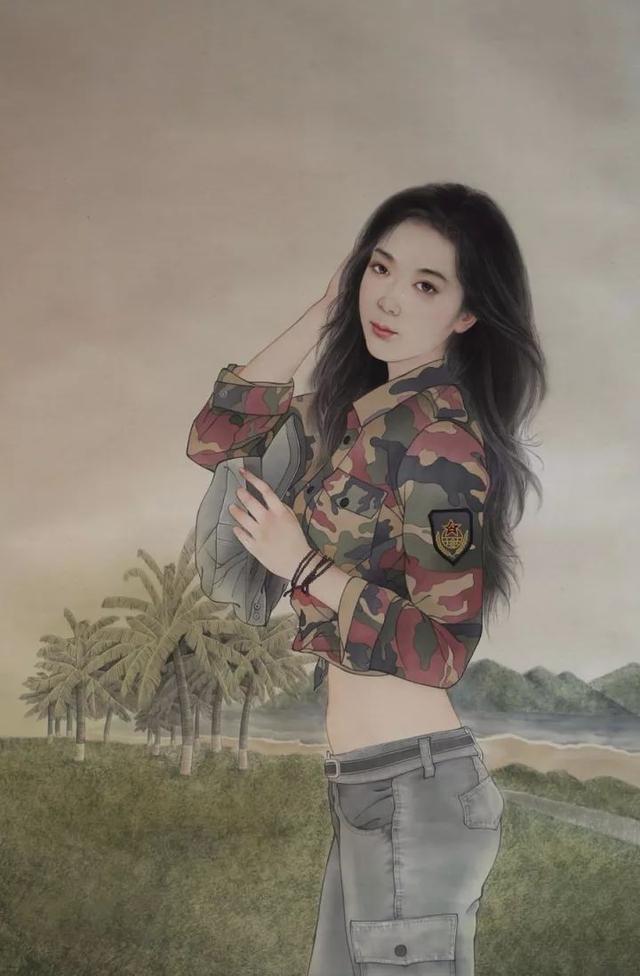 河北美术学院副院长崔景哲现代工笔人物画欣赏