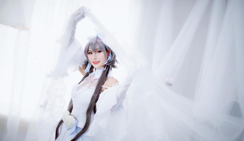 洛天依花嫁cosplay