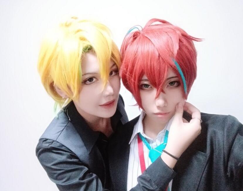 催眠麦克风:观音坂独步&麻天狼cosplay 帅气十足