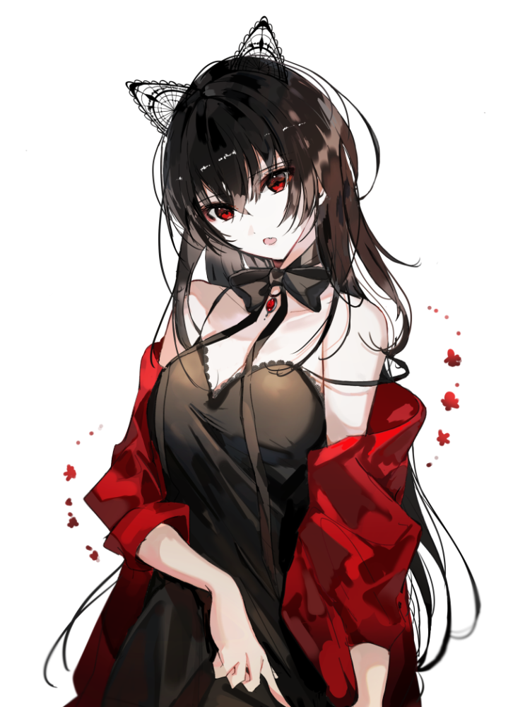 二次元暗黑系猫耳女孩