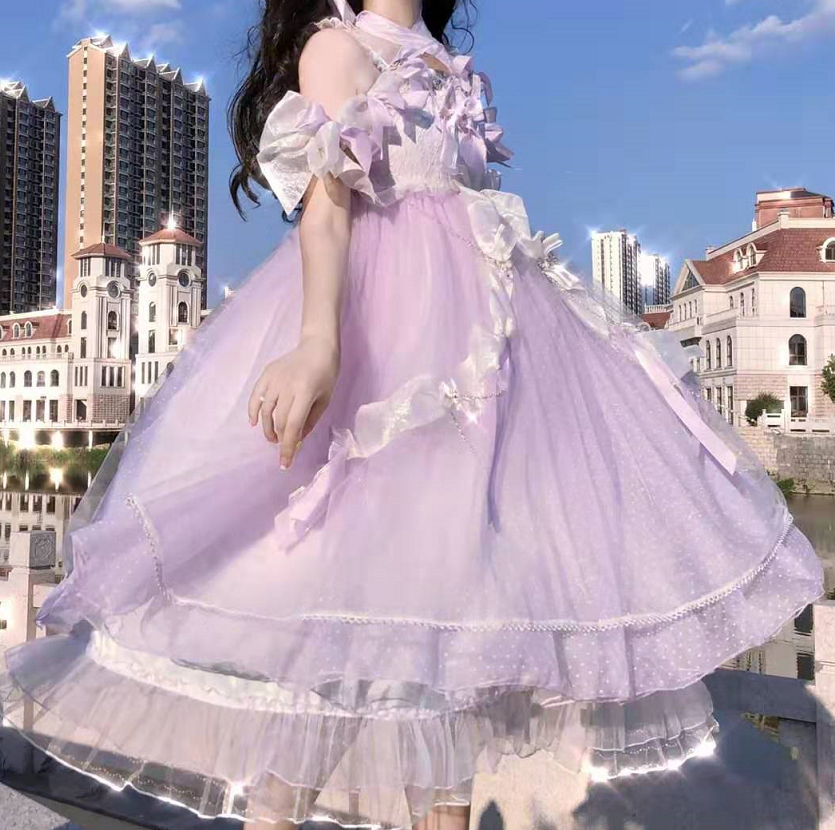 五款"仙女系"洛丽塔,裙摆比彩虹还迷人,汉服袍子都想安排!