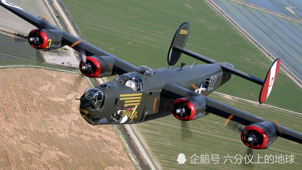 远程轰炸作战主力,美国b-24"解放者"重型轰炸机