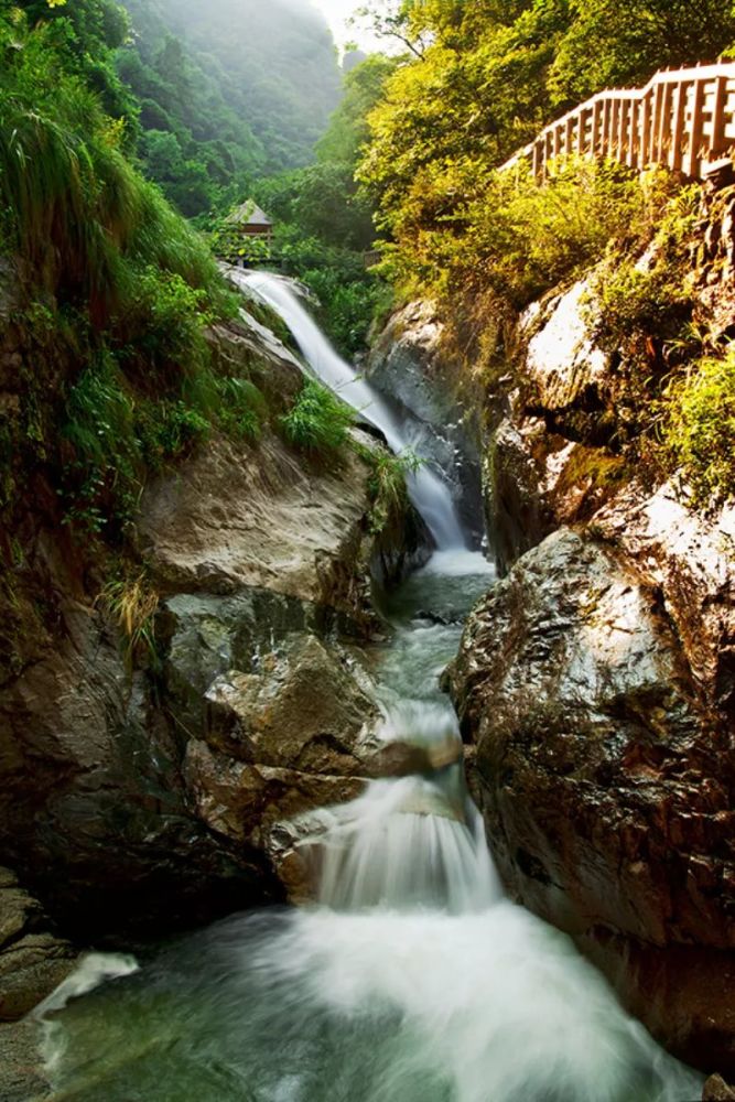 岳西县,天峡风景区,大别山,红二十八军,山庄,瀑布