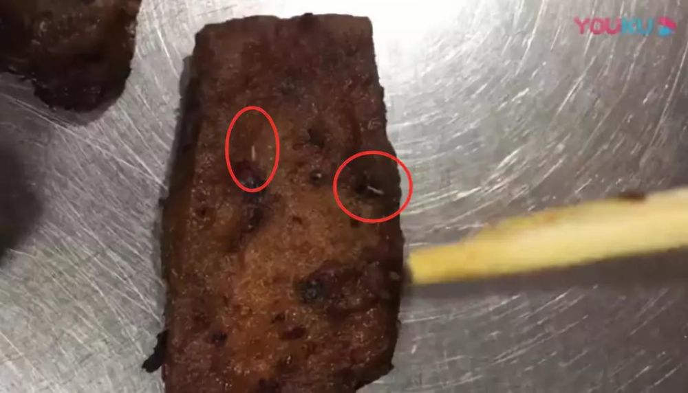 桂林八桂大厦这家小吃店竟吃出蛆!还在蠕动!视频看得头皮发麻!