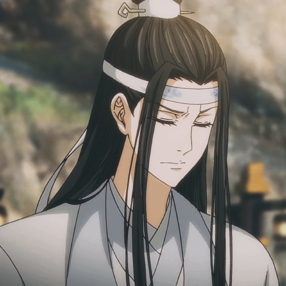 魔道祖师,动漫头像,蓝忘机,魏无羡,qq头像