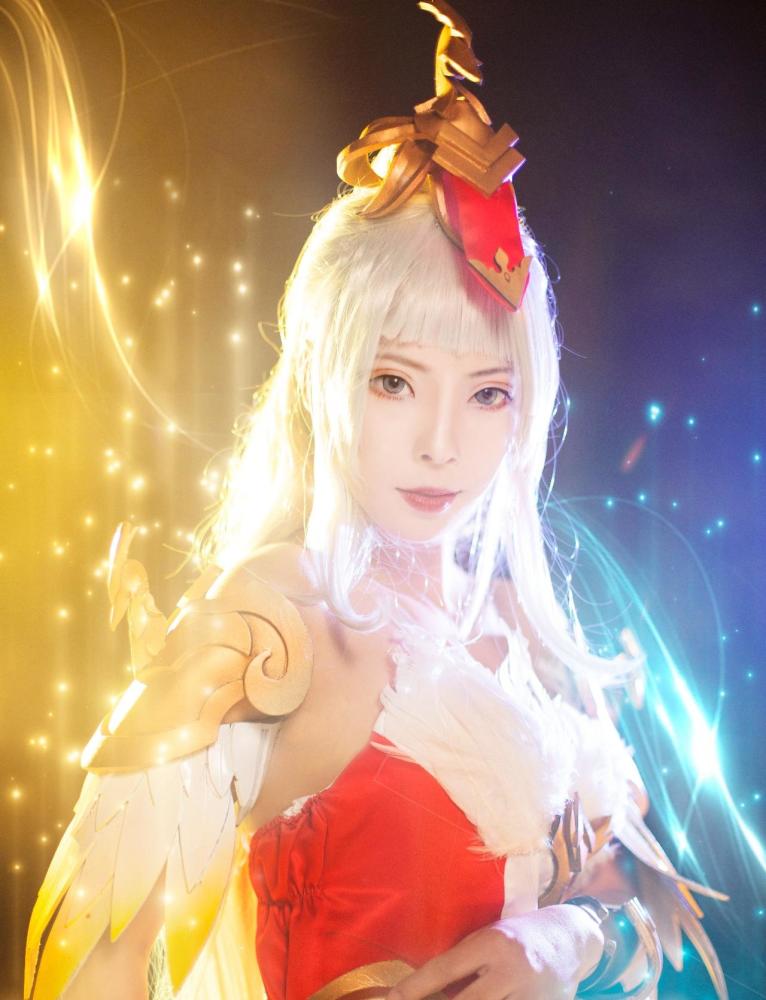 cosplay:王者荣耀王昭君凤凰于飞,真是我的女神