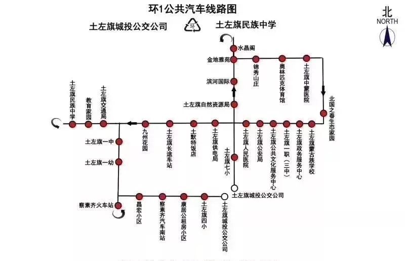 察素齐有了公交车!这些地方都能到