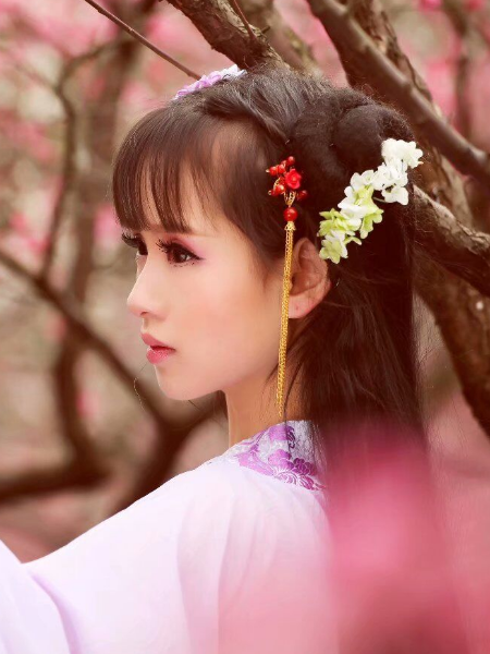 清纯的古装美女壁纸,犹如春水般的清澈明净