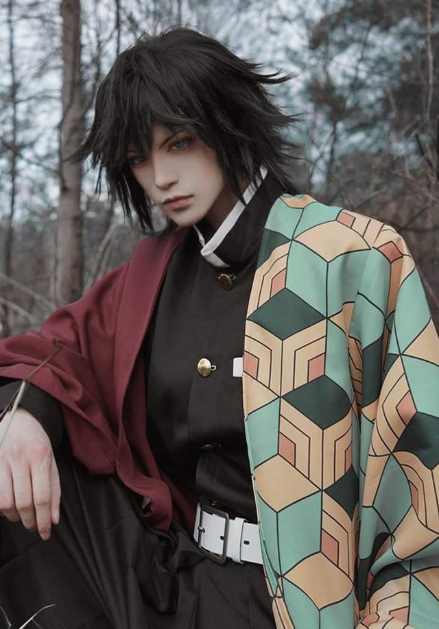 《鬼灭之刃》cos——帅到爆的富冈义勇,本尊竟然是个女生!