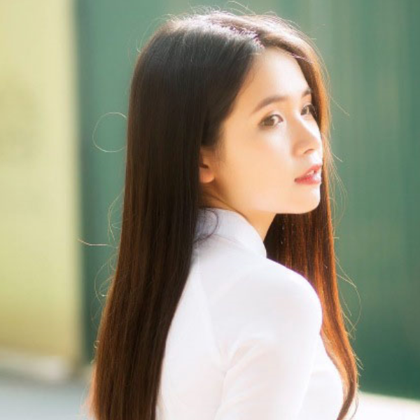 文静越南美女知性优雅图片,清新迷人