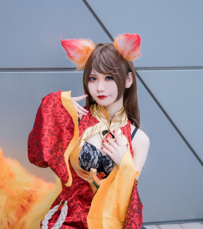 cosplay:王者荣耀,妲己神还原,太美了